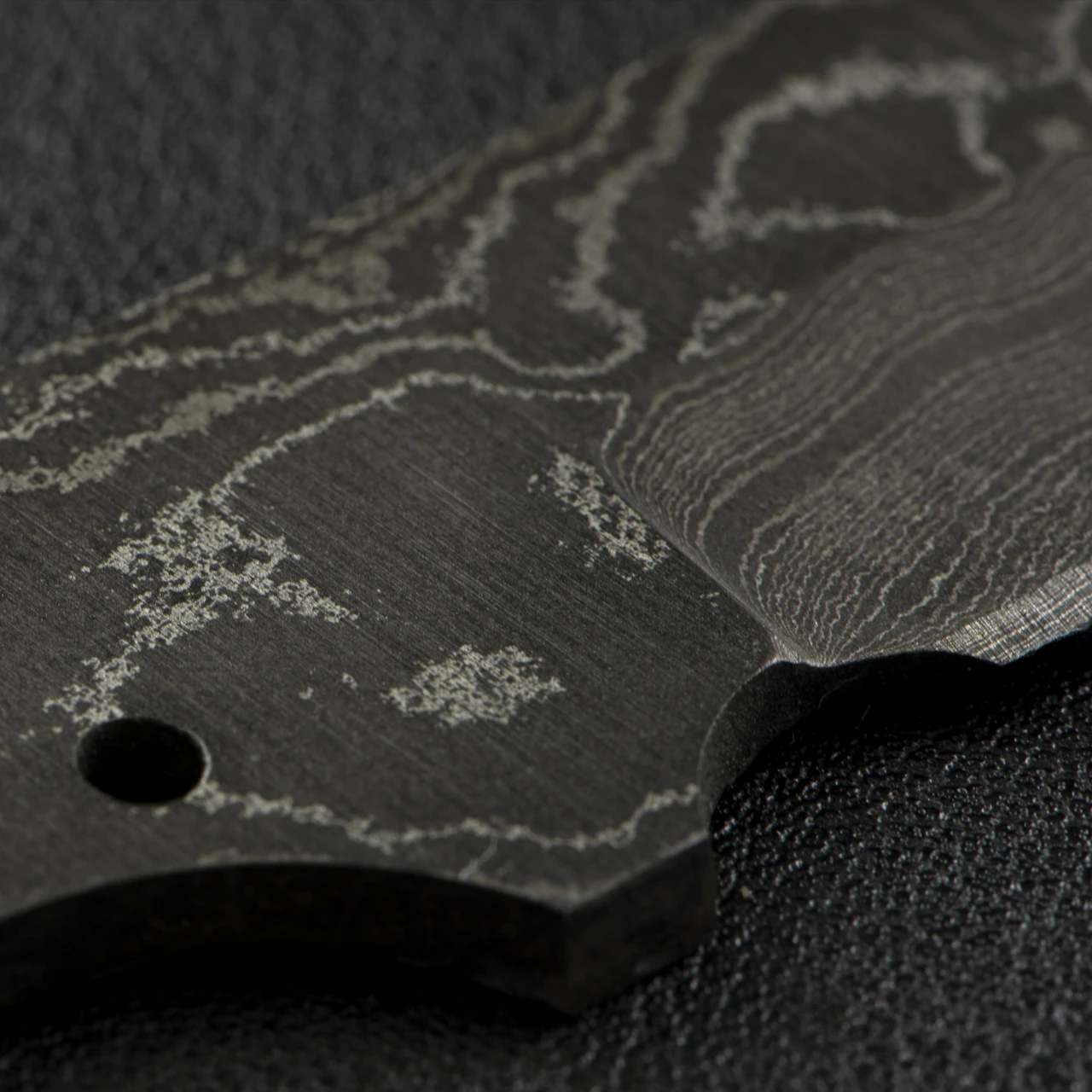 Alabama Damascus Skinner Blade Blank 4 Alabama Damascus Skinner Blade Blank - Image 2