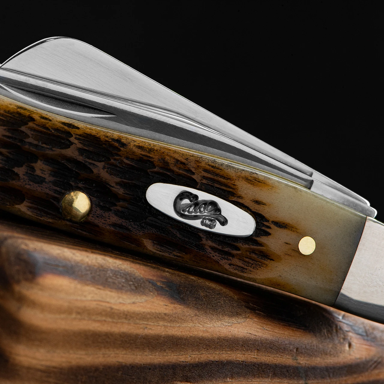 Case Stockman Amber Bone Stainless 4 Case Stockman Amber Bone Stainless - Image 2