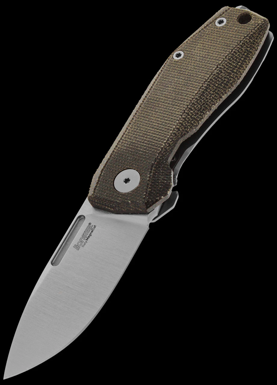 LionSteel Nano Micarta Folding Knife 3 LionSteel Nano Micarta Folding Knife