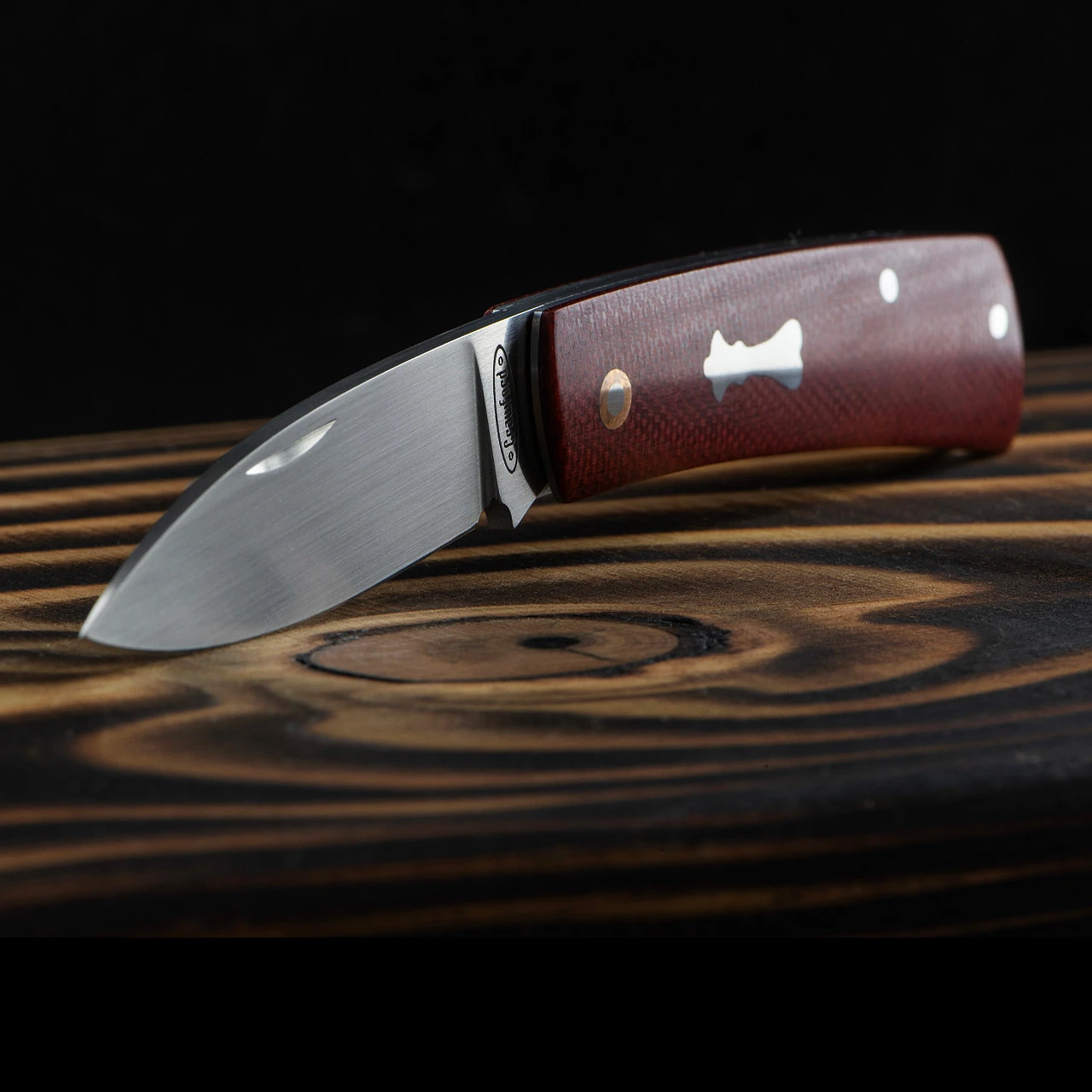 Chris Crawford Custom EDC-B Slipjoint Red 4 Chris Crawford Custom EDC-B Slipjoint Red - Image 2