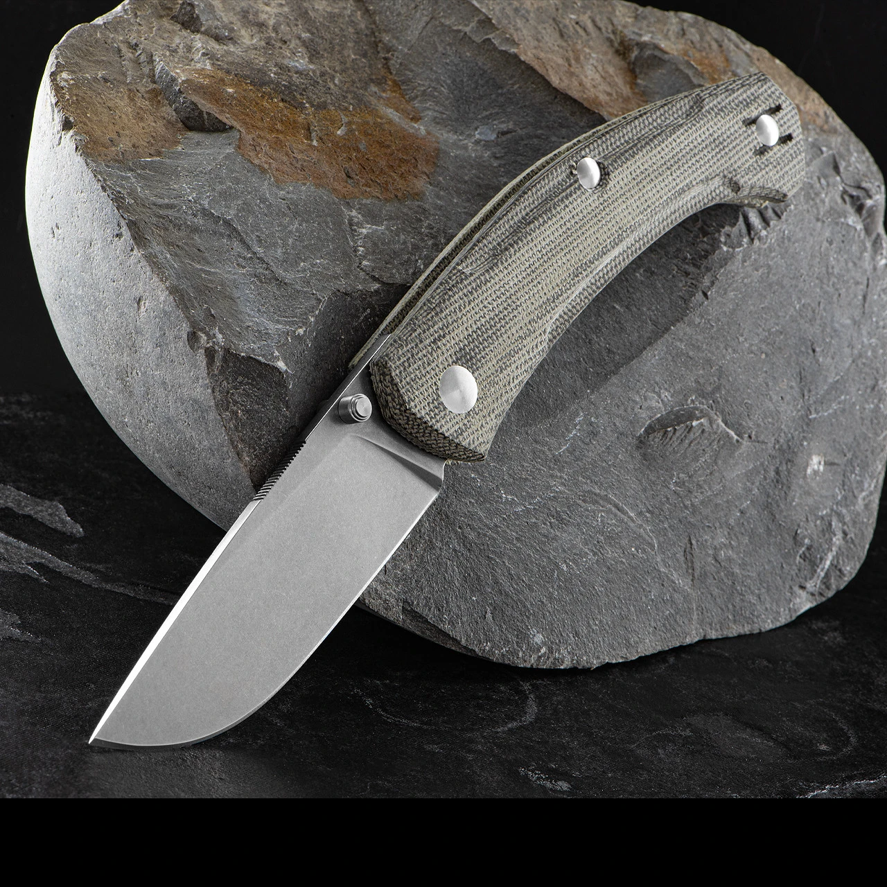 Giant Mouse ACE Iona V2 Micarta Folding Knife 6 Giant Mouse ACE Iona V2 Micarta Folding Knife - Image 4