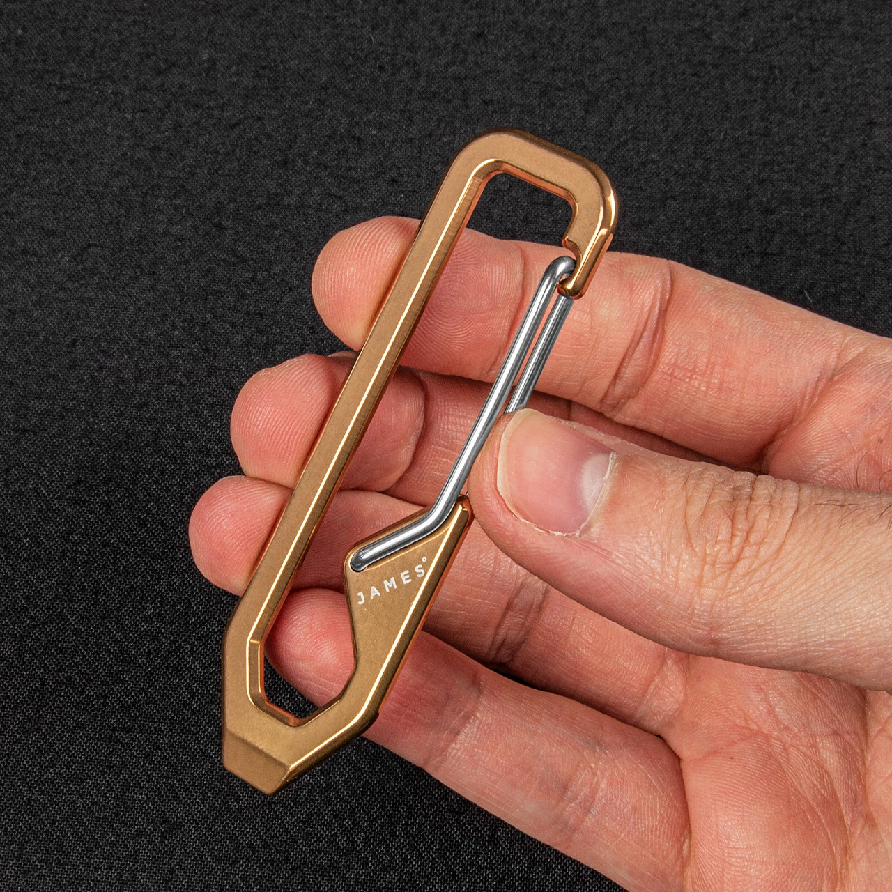 James Holcombe Carabiner Rose Gold 4 James Holcombe Carabiner Rose Gold - Image 2