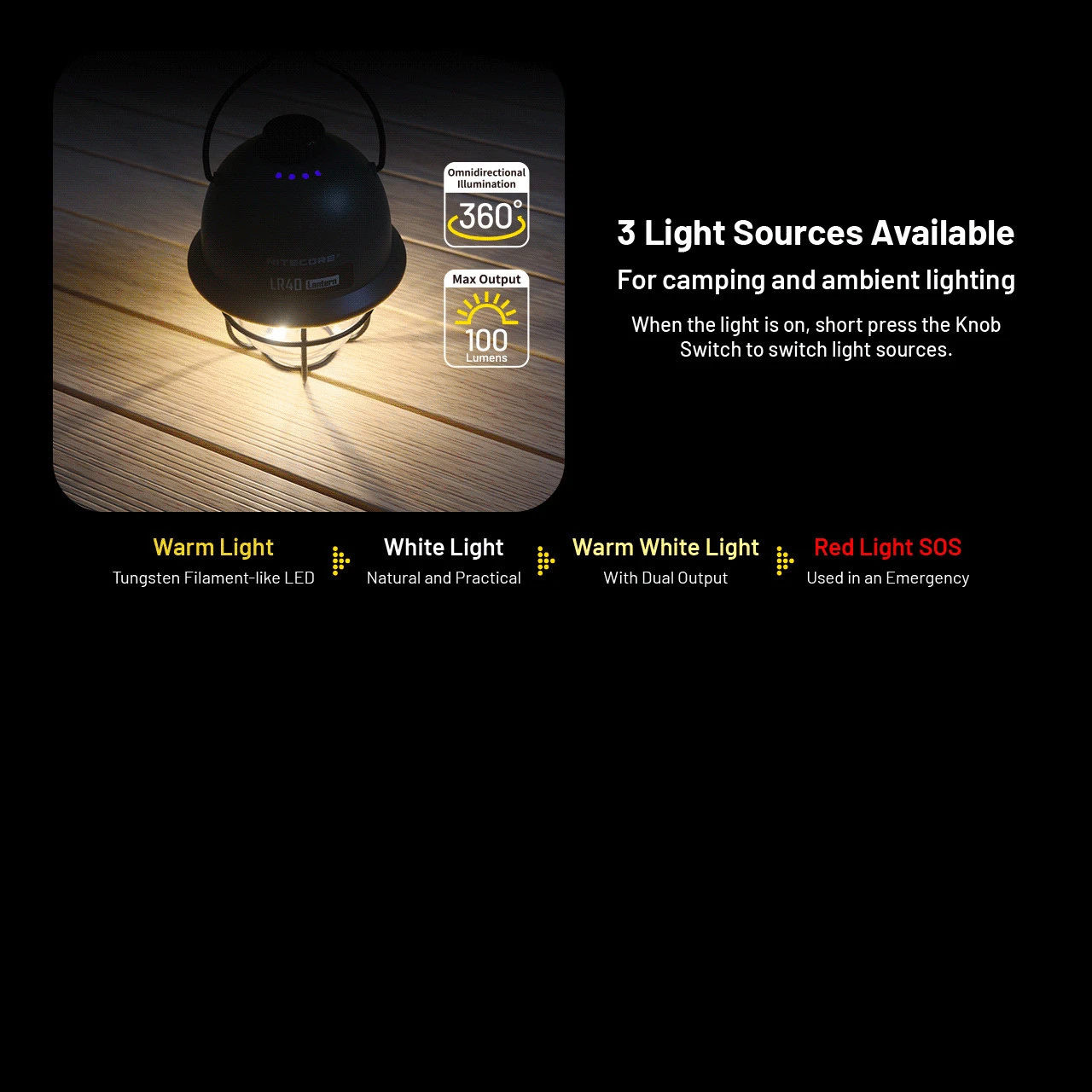 Nitecore LR40 Lantern 2 Nitecore LR40 Lantern