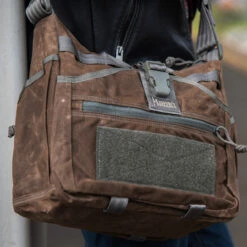 Magforce Gemini Sling Bag Waxed Canvas -Outdoor Survival Store MF W0498 BRoutdoor4 76616.1689678068.1280.1280 09105.1689945483
