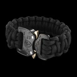 RCP AustriAlpin COBRA Paracord Bracelet Black 10 RCP AustriAlpin COBRA Paracord Bracelet Black -Outdoor Survival Store RCP PB BK BLK 803 15403.1665490943
