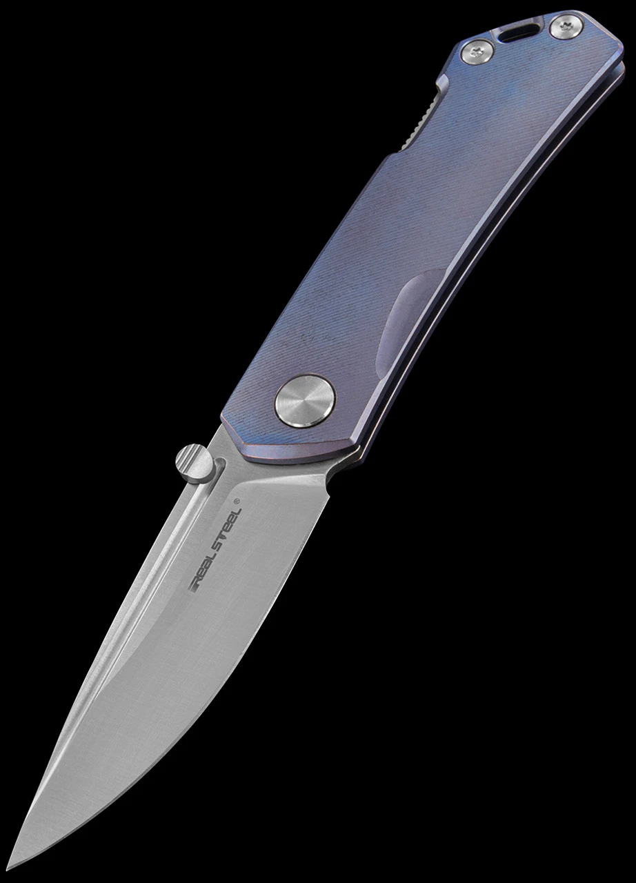 Real Steel Luna Maius Titanium Folding Knife 3 Real Steel Luna Maius Titanium Folding Knife