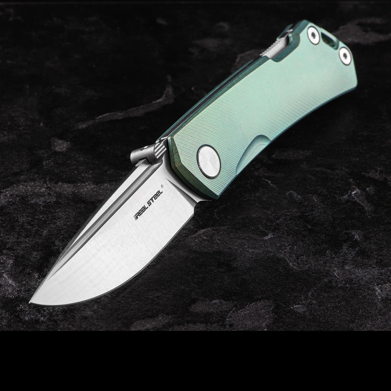 Real Steel Luna Maius Titanium Folding Knife 7 Real Steel Luna Maius Titanium Folding Knife - Image 5