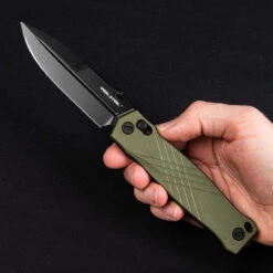 Real Steel Muninn G10 Black Blade Folding Knife -Outdoor Survival Store RES 7752GB 05979.1684766751.1280.1280 29039.1685536960