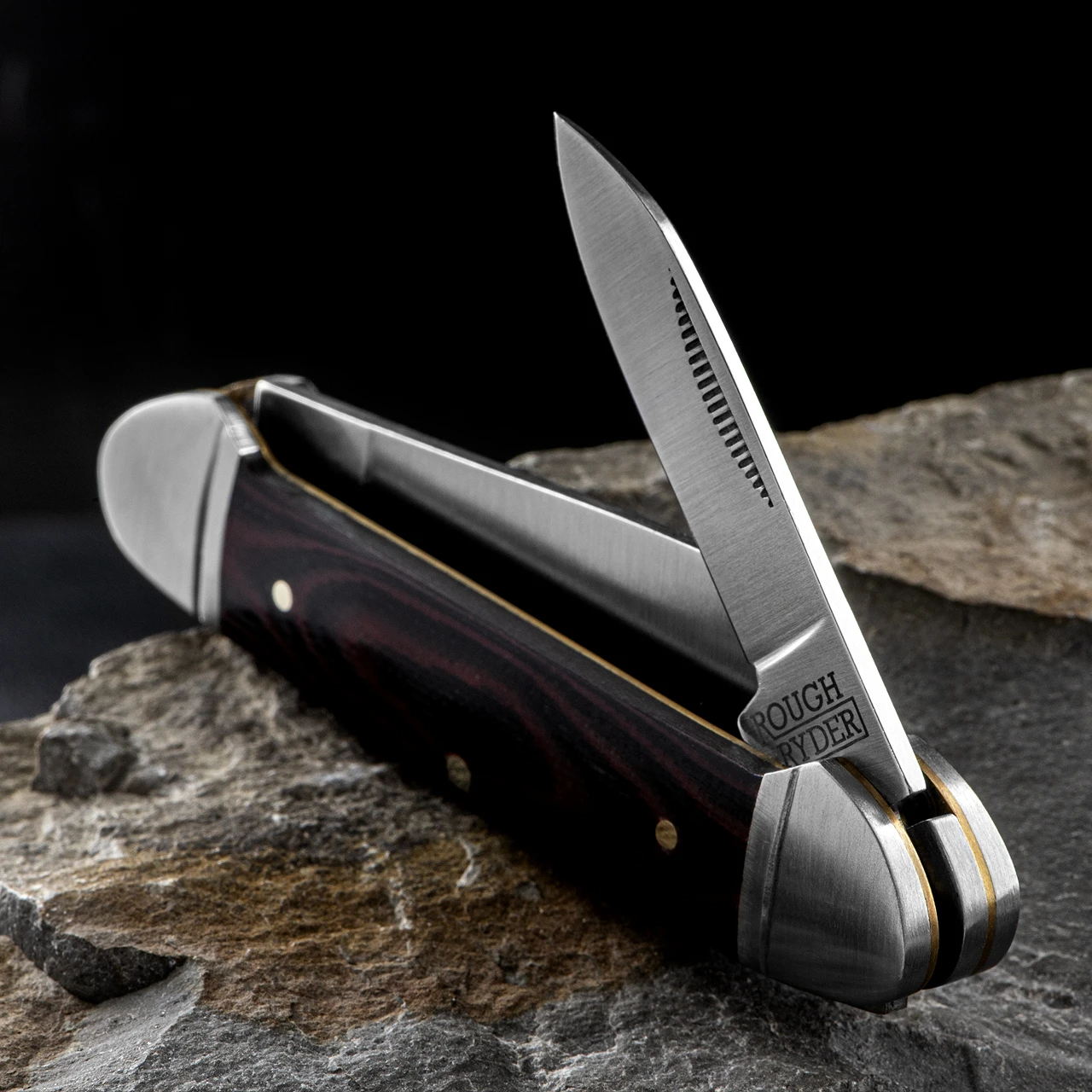 Rough Rider Canoe G10 Black And Red Penknife 4 Rough Rider Canoe G10 Black And Red Penknife - Image 2