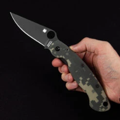 Spyderco Mili Digi Camo Black Blade Folding Knife 11 Spyderco Mili Digi Camo Black Blade Folding Knife -Outdoor Survival Store SC36GPCMOBK.1 87109.1695729085