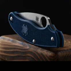 Best Seller 16 Spyderco UK Penknife Lightweight Dark Blue CPM SPY27