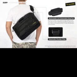 Nitecore SLB09 Sling Bag -Outdoor Survival Store SLB09det4 93288.1643032328.1280.1280 67490.1643207288