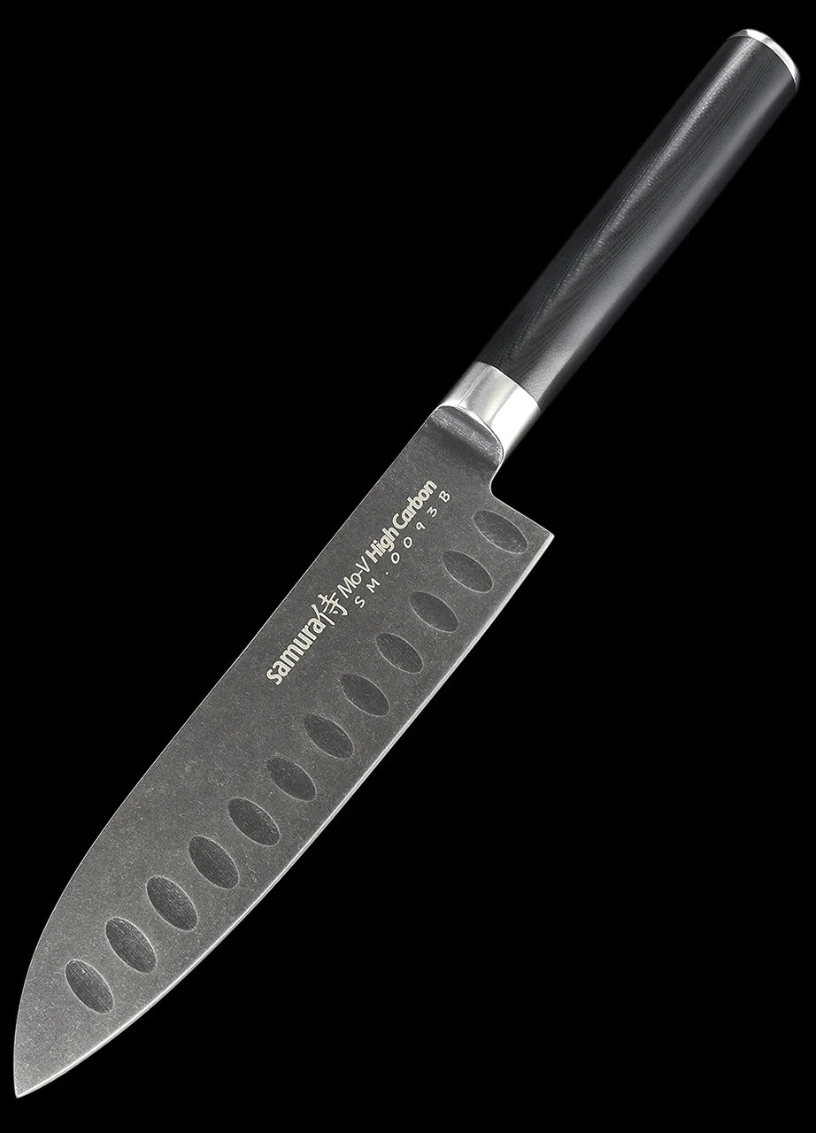 Samura Mo-V Stonewash Santoku 3 Samura Mo-V Stonewash Santoku