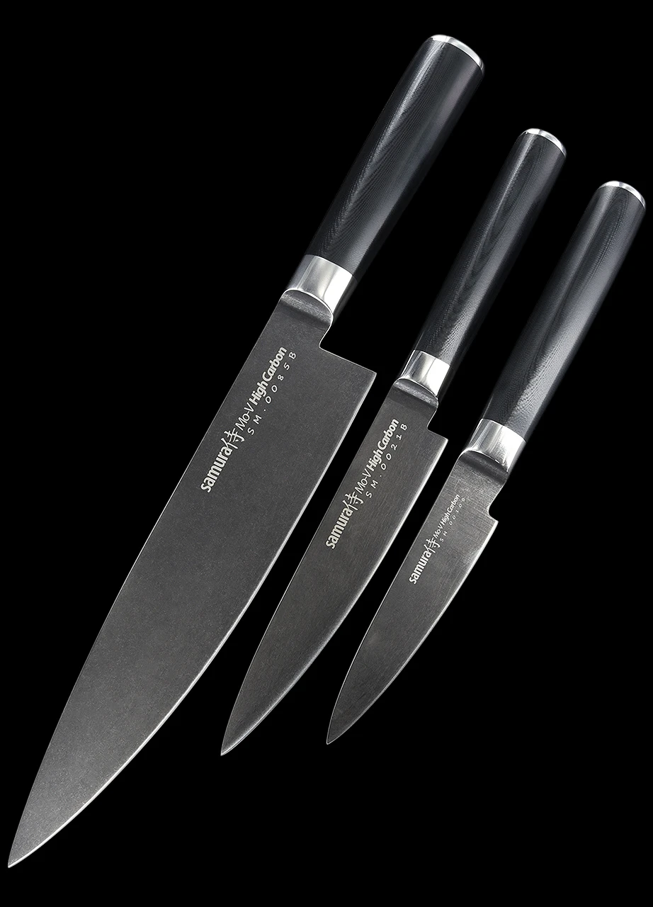 Samura Mo-V Stonewash Set Of 3 3 Samura Mo-V Stonewash Set Of 3