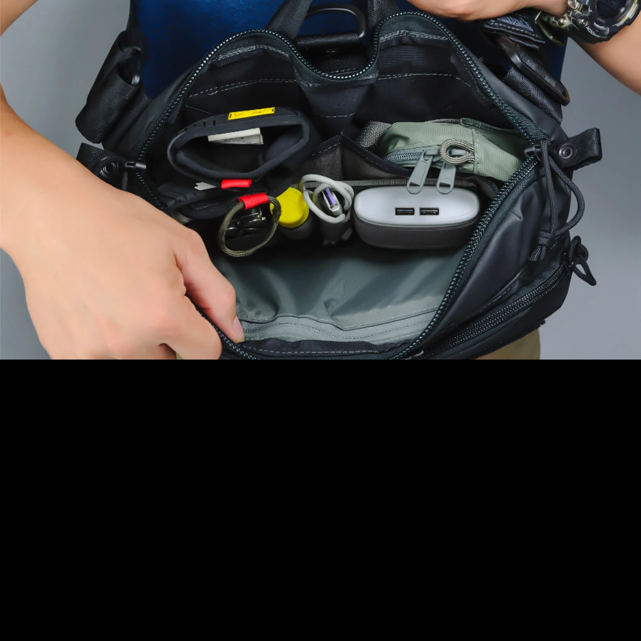 Magforce Aries Cross Body Waxed Canvas Bag 18 Magforce Aries Cross Body Waxed Canvas Bag - Image 16