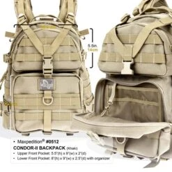 Maxpedition Condor II Backpack -Outdoor Survival Store maxp 512 det7 52676.1587385612