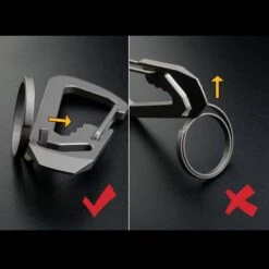 MecArmy CH1 EDC Titanium Keyring 20 MecArmy CH1 EDC Titanium Keyring -Outdoor Survival Store mec ch1det9 72197.1587416058