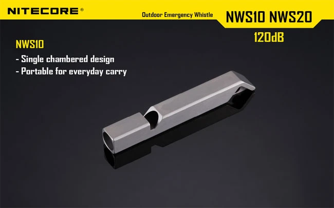 Nitecore Single Chamber Whistle 6 Nitecore Single Chamber Whistle - Image 4