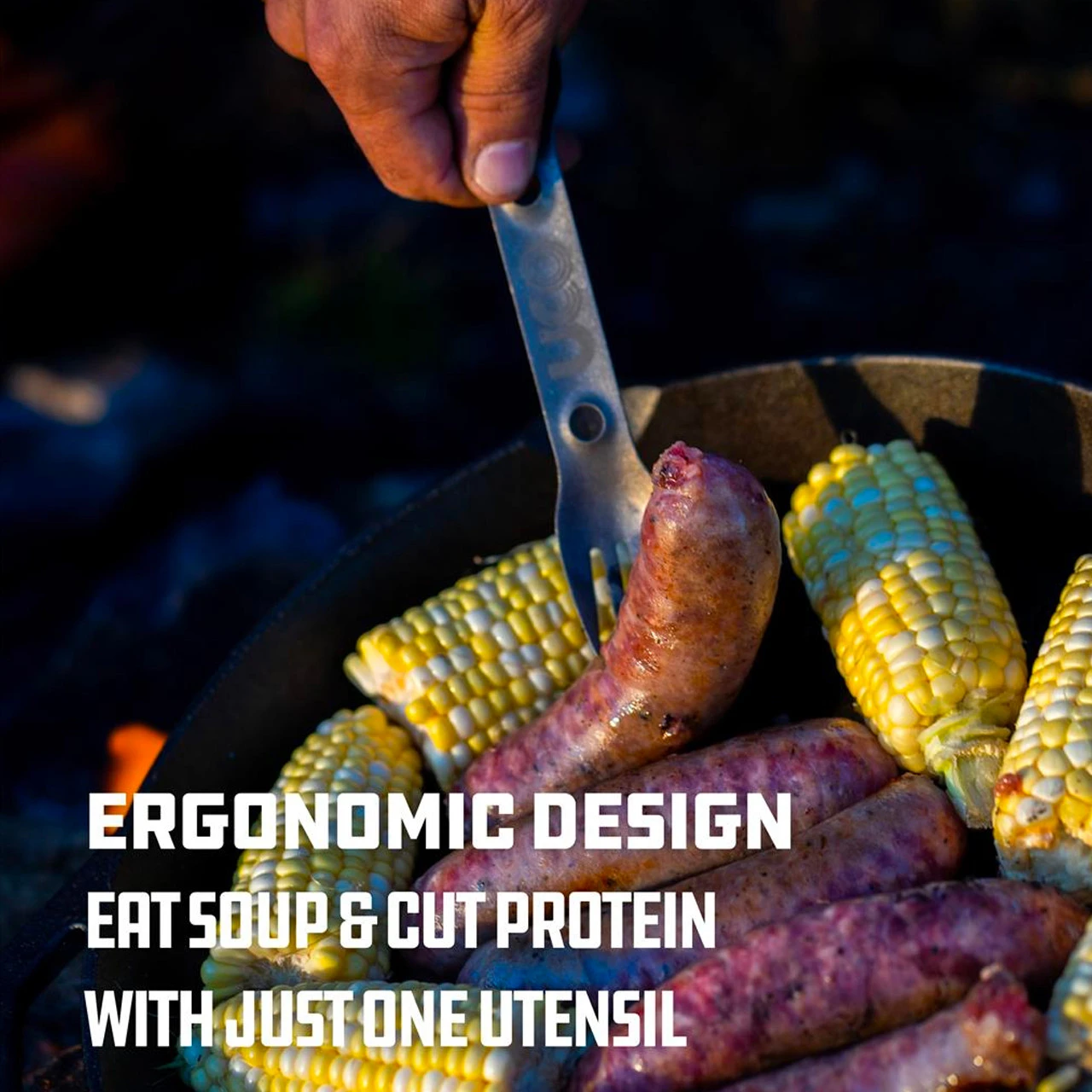 UCO Titanium Utility Spork 5 UCO Titanium Utility Spork - Image 3